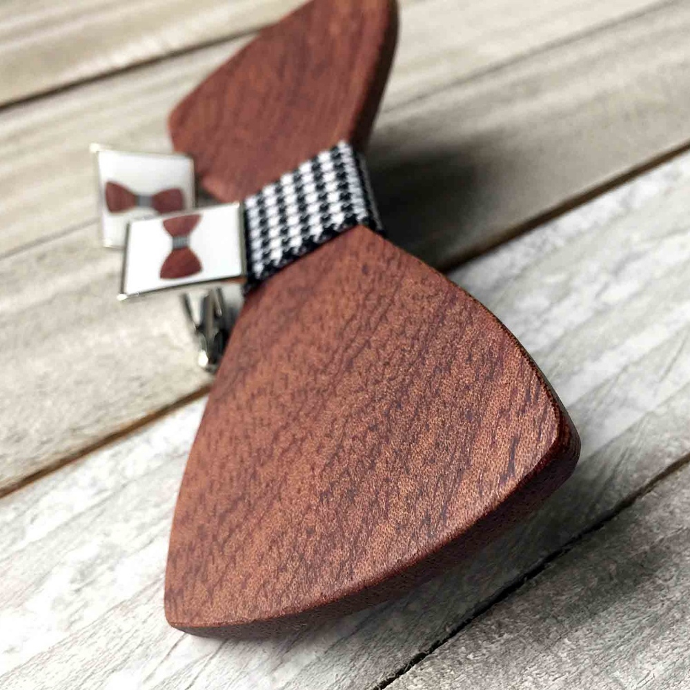 Men's Wooden Bow Tie